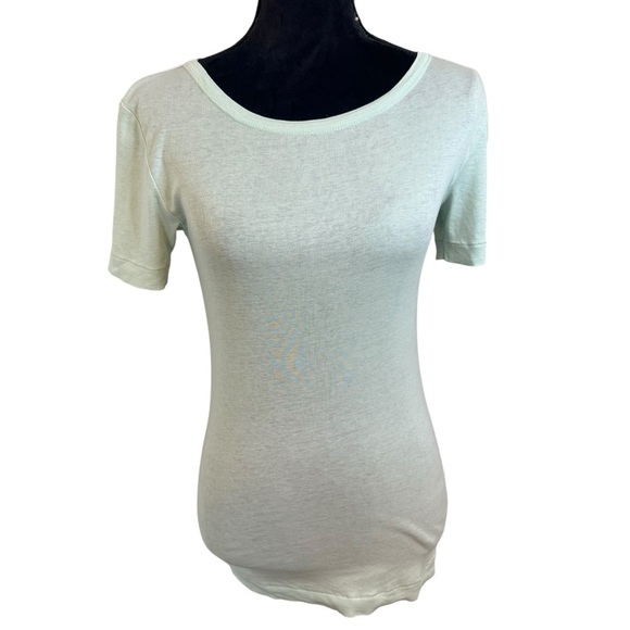 Vince | Soft Mint Fitted Short Sleeve T-Shirt | Sz S - Picture 1 of 5